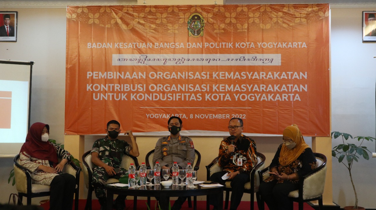 FGD Organisasi Kemasyarakatan dengan tema “Kontribusi Organisasi Kemasyarakatan Untuk Kondusifitas Kota Yogyakarta