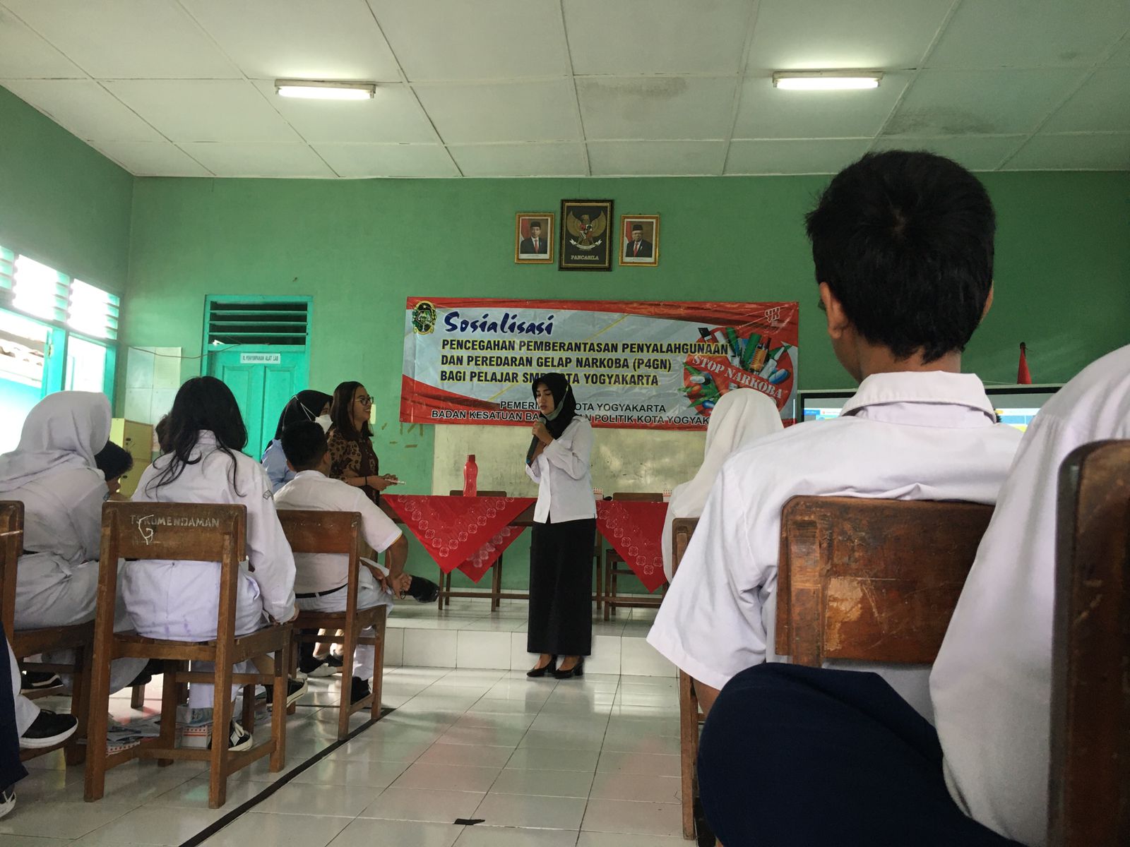 Sosialisasi  ( P4GN )  Pencegahan Pemberatasan Penyalahgunaan dan Peredaran Gelap Narkoba Bagi Pelajar SMP Kota Yogyakarta